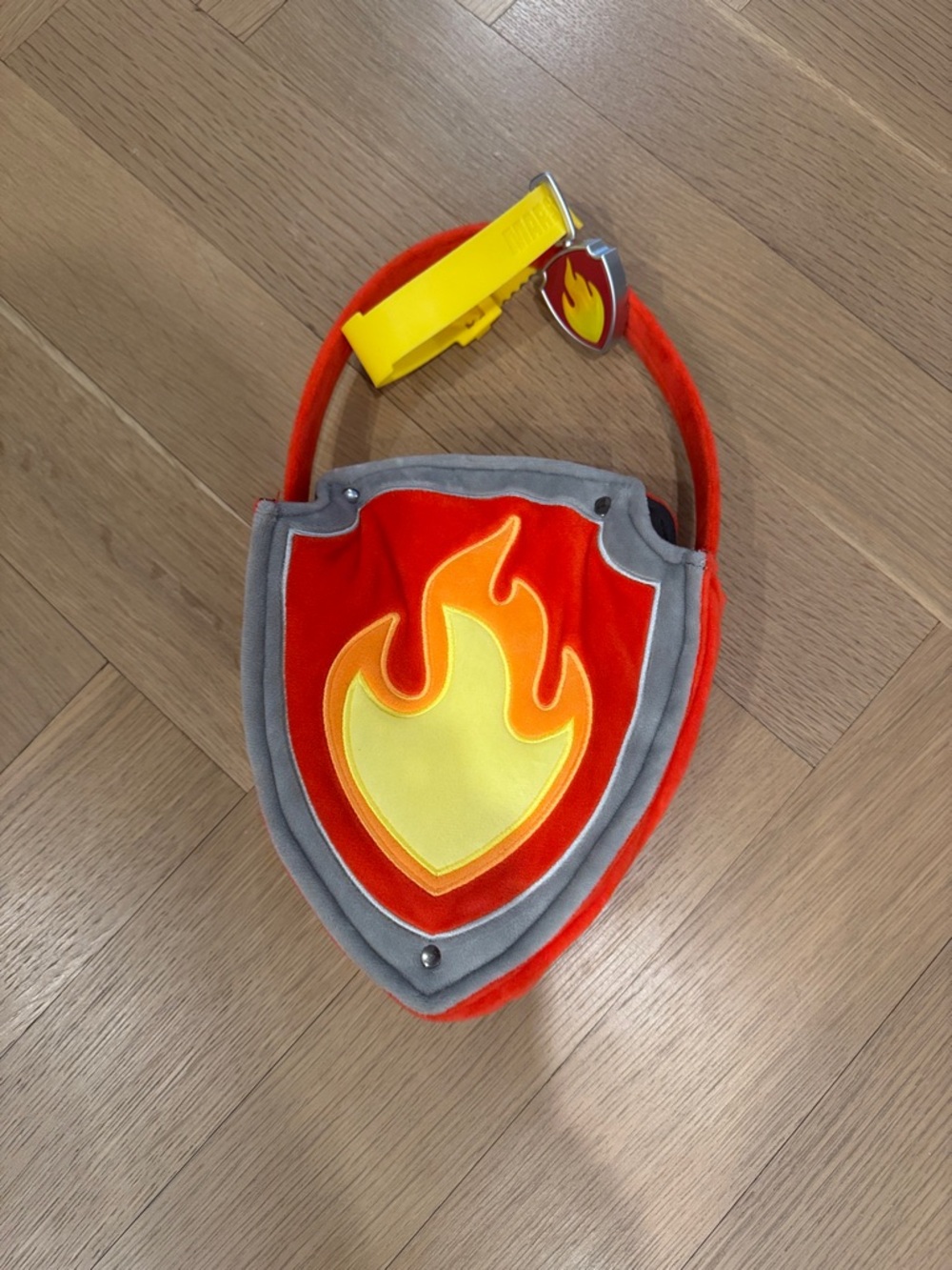Paw Patrol Fire Shield Headband Accessory in Red and Yellow